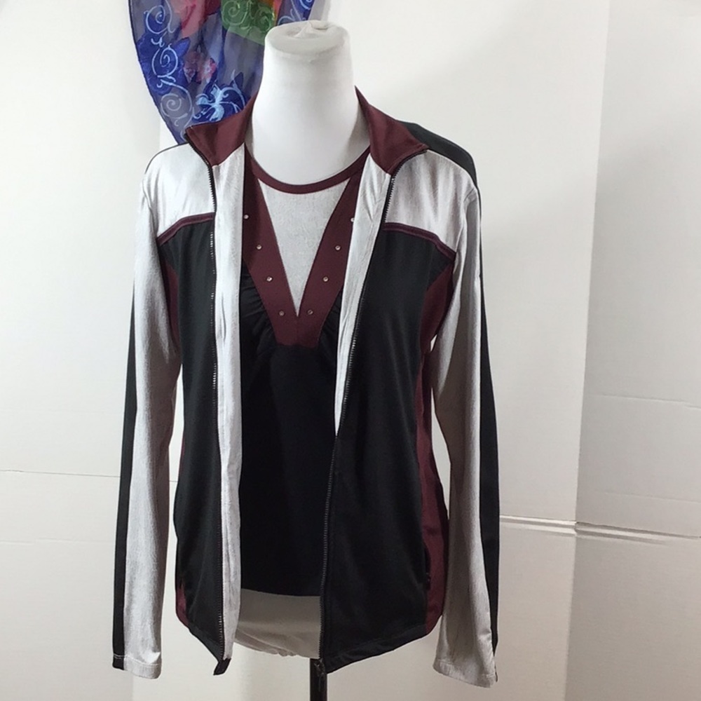 Tail athletic tank and jacket set S